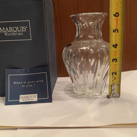 Marquis By Waterford Crystal Sheridan 6” Vase - Picture 7 of 12